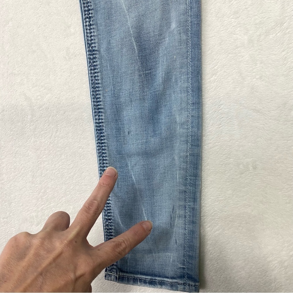Rock Revival Women’s Vivian Cuffed Skinny Blue Jeans Size 27 - Picture 15 of 16